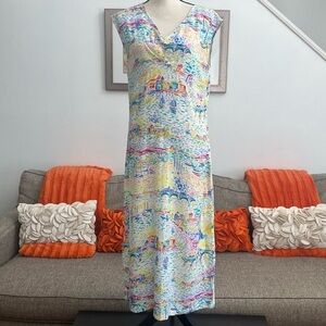 Colorful Printed Women's Dress